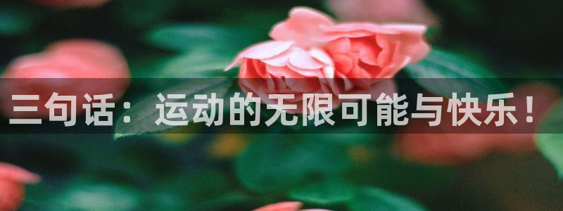 杏悦注册：三句话：运动的无限可能与快乐！