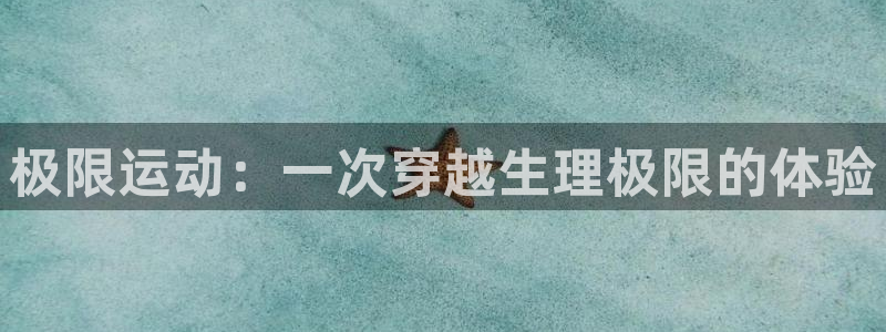 杏悦招商地址：极限运动：一次穿越生理极限的体验